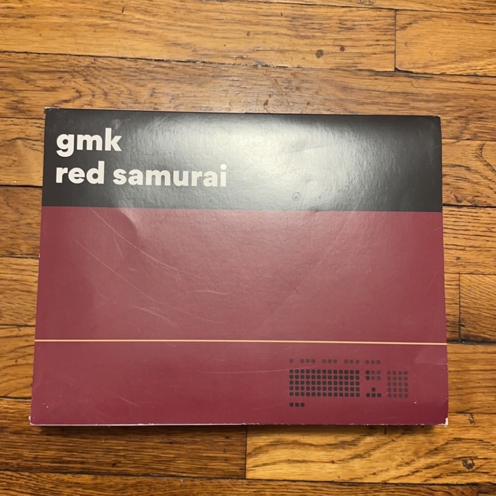 GMK Red Samurai Keycaps